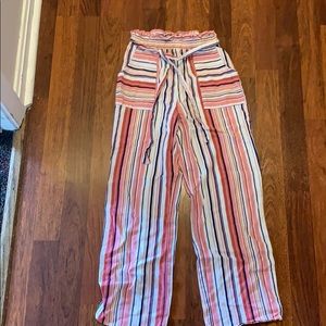 Monteau striped pants.